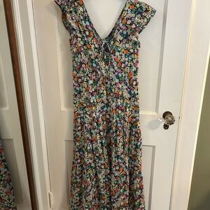 Floral Multicolor Maxi Dress